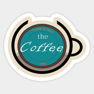 logo coffee Sticker